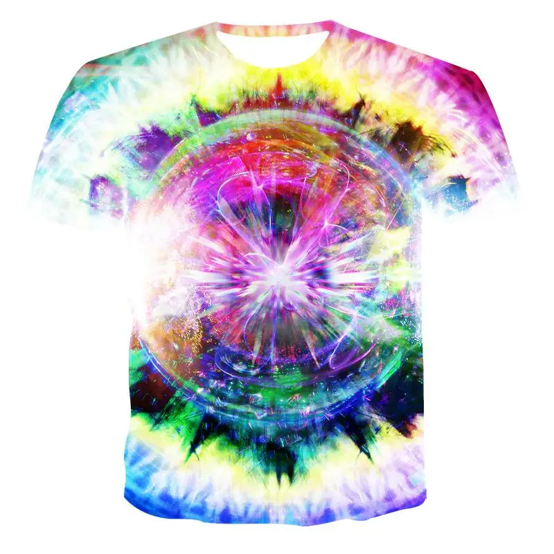 

New round neck T-shirt men's high-quality men's T-shirt short-sleeved breathable pattern 3D printed fashion handsome men's T-shi