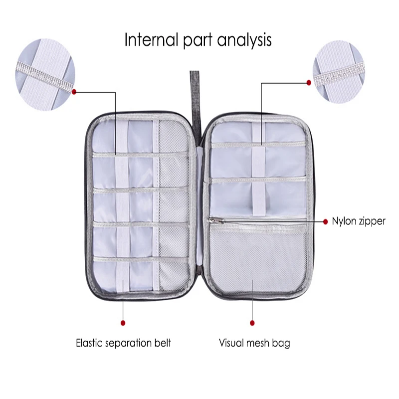 JULY'S DOSAC портативная цифровая дорожная сумка катион телефон кабель для передачи