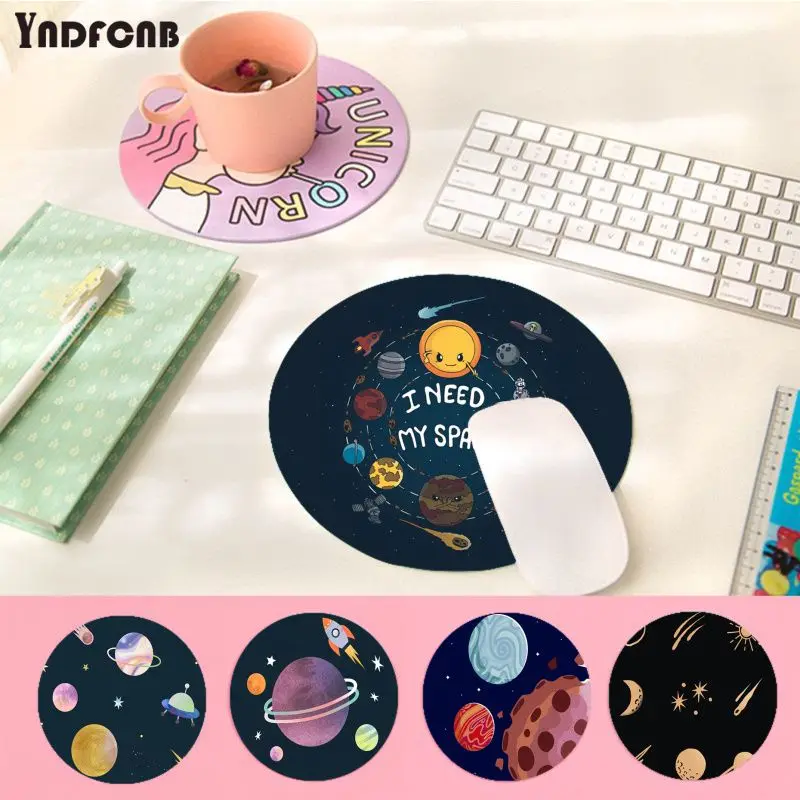 

YNDFCNB cartoon Solar system Soft Rubber Professional Gaming Mouse Pad Computer gaming Mousepad Rug For PC Laptop Notebook