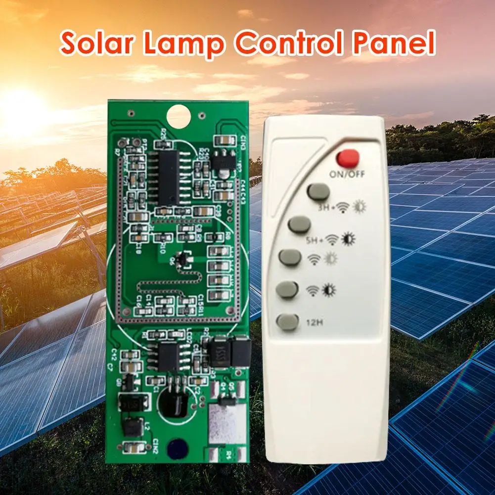 Новинка 2020 микроволновый радар индукционная панель управления солнечной лампой