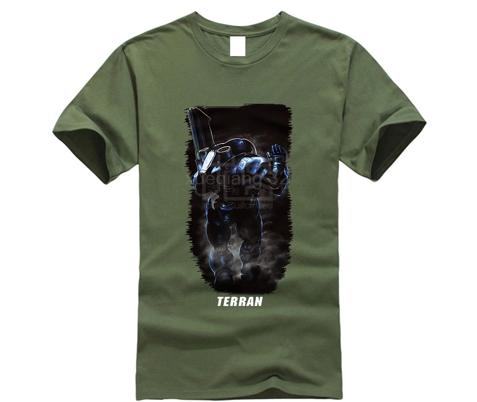 TEE7 Game Star Cotton T shirt Protoss Zerg Terran Short sleeve O neck shirts Mens футболка|Мужские футболки| |