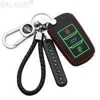 new leather car key cover case for changan cs75 eado cs35 raeton cs15 v3 v5 v7 2018 auto keyless keychain protection accessories