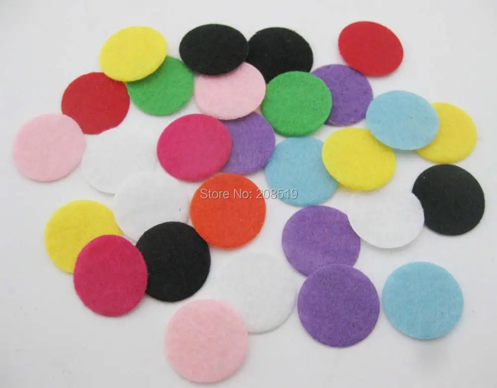 Нашивки из фетра PANOVK нетканые разных размеров в круглые точки 100 ручной работы