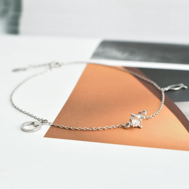 Браслеты на лодыжку S925 стандартные анклеты из стерлингового серебра в богемном