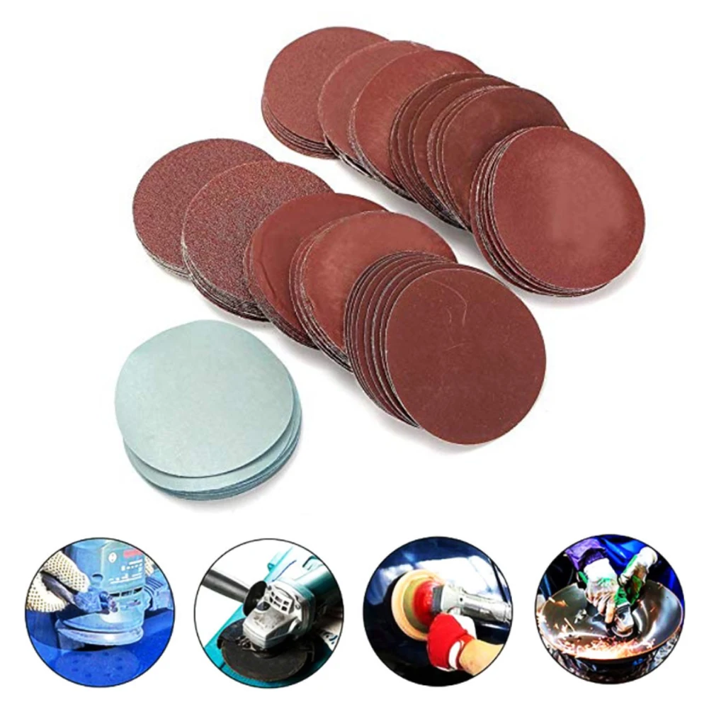 

3 Inch 75mm Sandpaper 100PCS Sanding Disc 80-3000 Grit For Dremel Sander Machine Self Stick Abrasive Tools Accessories Dropship