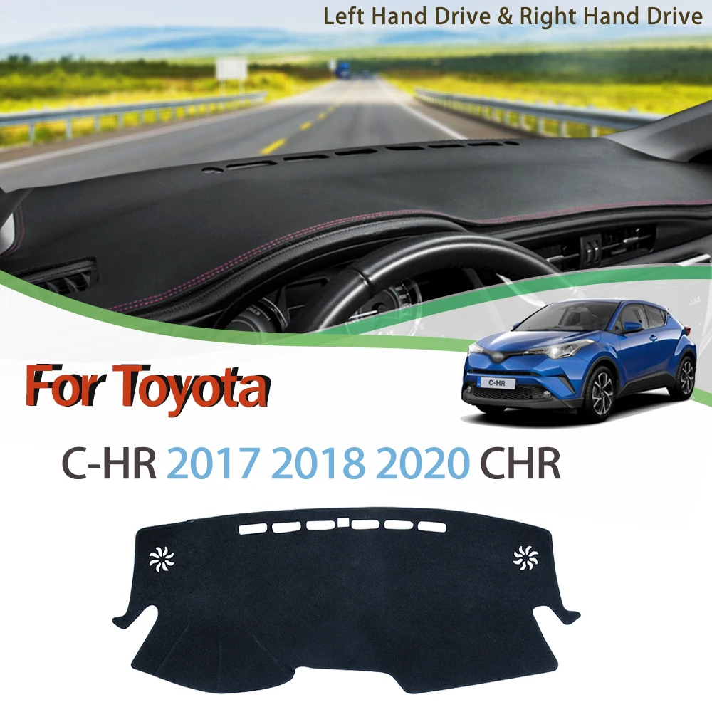 

For Toyota C-HR 2017 2018 2020 CHR Anti-UV Mat Dashboard Cover Pad Shade Dashmat Protect Carpet Accessories