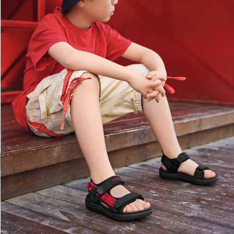 Summer Kids Sandals Breathable Boys Sandals Soft Comfortable Children's Shoes Outdoor Beach Kids Lightweight Sandal