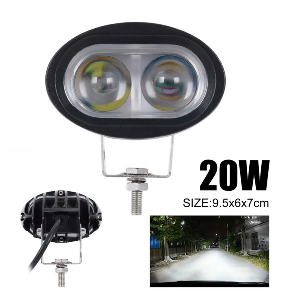 

Parts LED Work Light Replacement SUV White 20W 3600LM 6000K Accessories