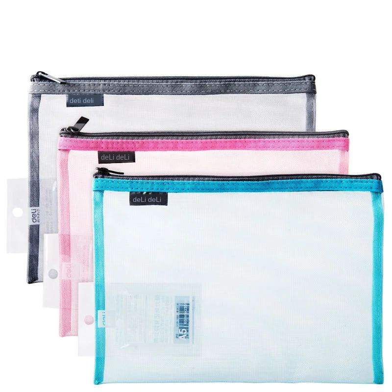 Сетчатая Сумка На Молнии A5/A4 сетка для хранения откидная сумка конверт