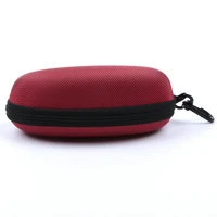 sunglasses portable hard zipper box with hook shell shap sunglasses protector myopia pack fashion storage pouch case wholesale