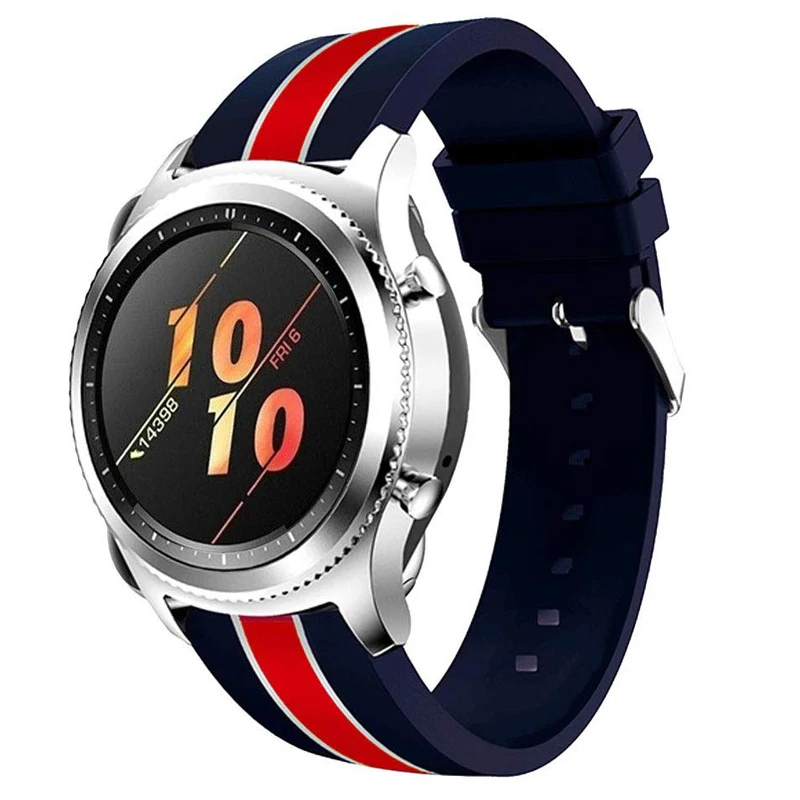 Спортивный ремешок 22 мм 20 мм для samsung gear S2 S3 Frontier Classic huami Amazfit bip ремешки huawei GT 2 galaxy watch active 42 мм 46 мм