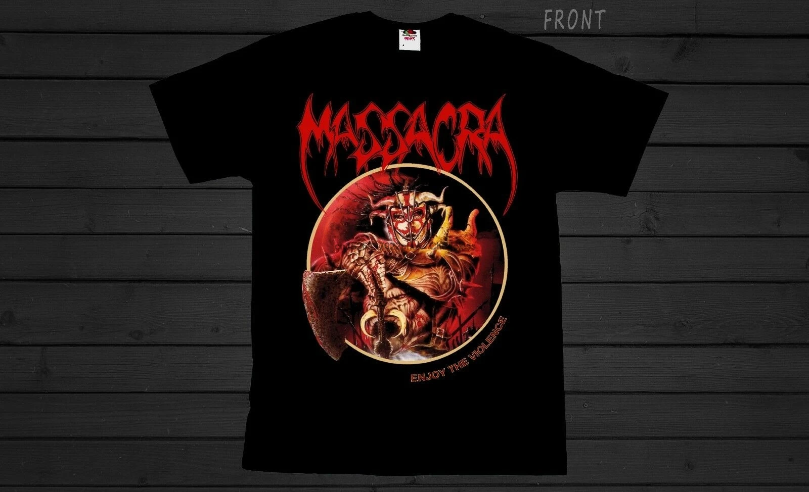 Massacra Наслаждайтесь насилие DEATH METAL LOUDBLAST T _ рубашка Размеры от S до 7xl|Мужские
