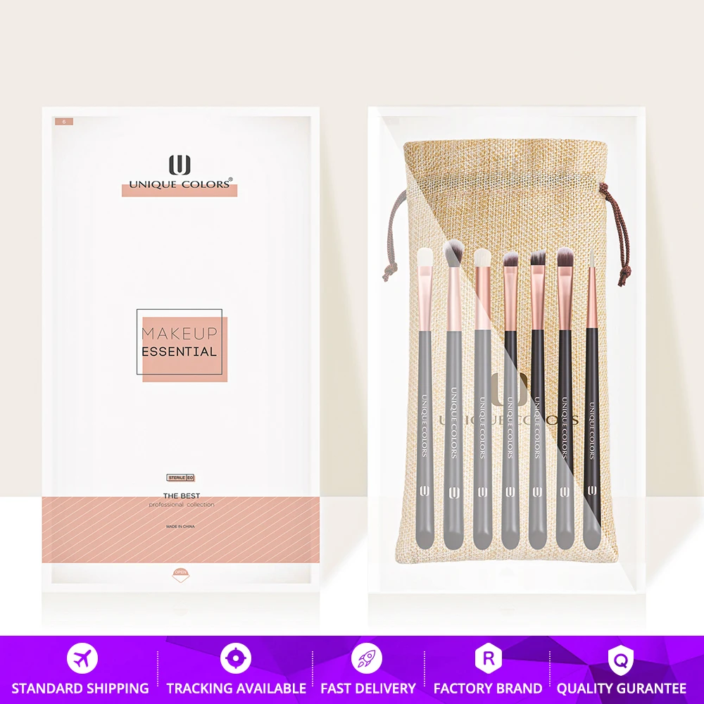 7 шт. расширенные кисти для глаз набор Стиль люкс многофункциональные макияжа