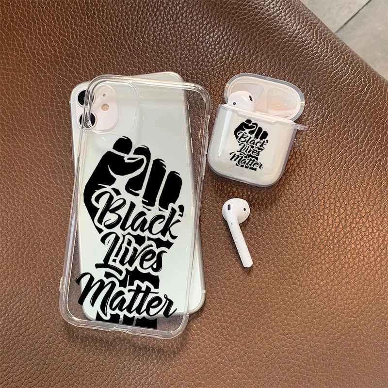 Черный прозрачный силиконовый чехол для Airpods наушников AirPods Pro|Бамперы| |