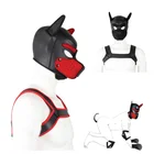 Накладка на собаку для щенка, БДСМ, ремень, поводок, хвост собаки, сексуальный костюм, ошейник, фетиш, собака, косплей