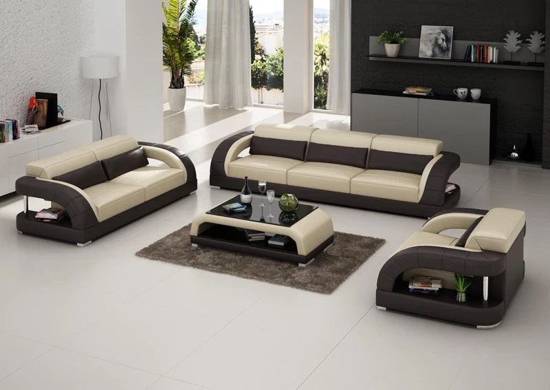 Италия стиль мебель для гостиной современный новый дизайн угловой кожаный