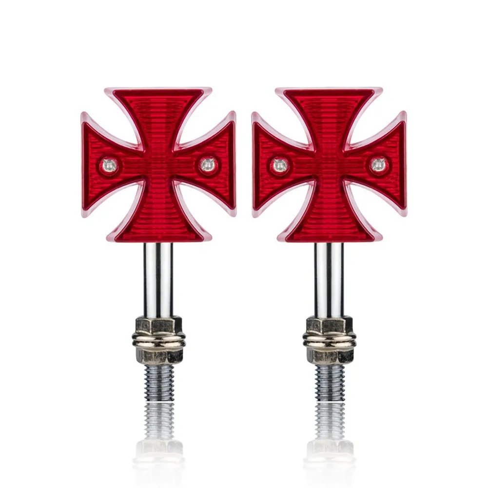 

2PCS Motorcycle Tail Lights Rear Tail Brake Lamps License Plate Lights Turn Signal Indicator Lamps 0.24W 12V LED Lights Parts