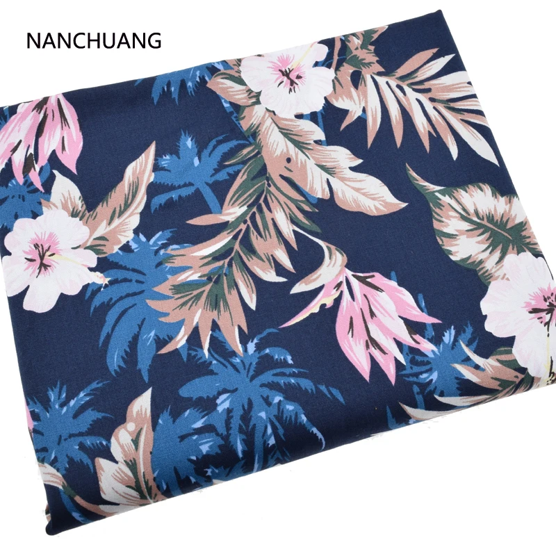 Эластичный поплин с принтом простая хлопчатобумажная ткань для лоскутного