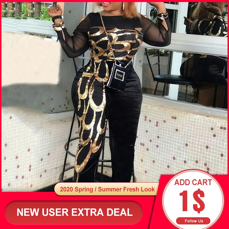 Женский винтажный Облегающий комбинезон повседневный черный офисный большого