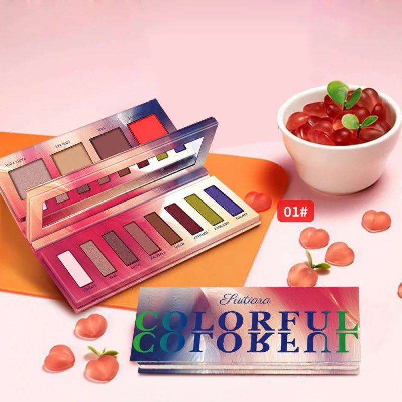 2019 новые шоколадные розовые тени для век глянцевые Румяна комбинированный