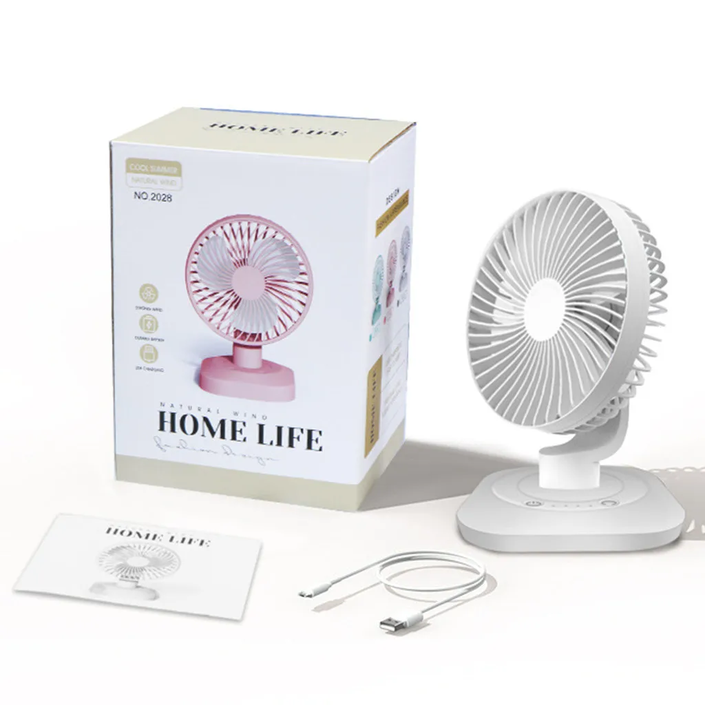 

Ultra-Quiet USB Charging Handheld Mini Fan DesktopFan Shaking Fan Portable Outdoor Mini Desktop Office Folding Telescopic Fan30
