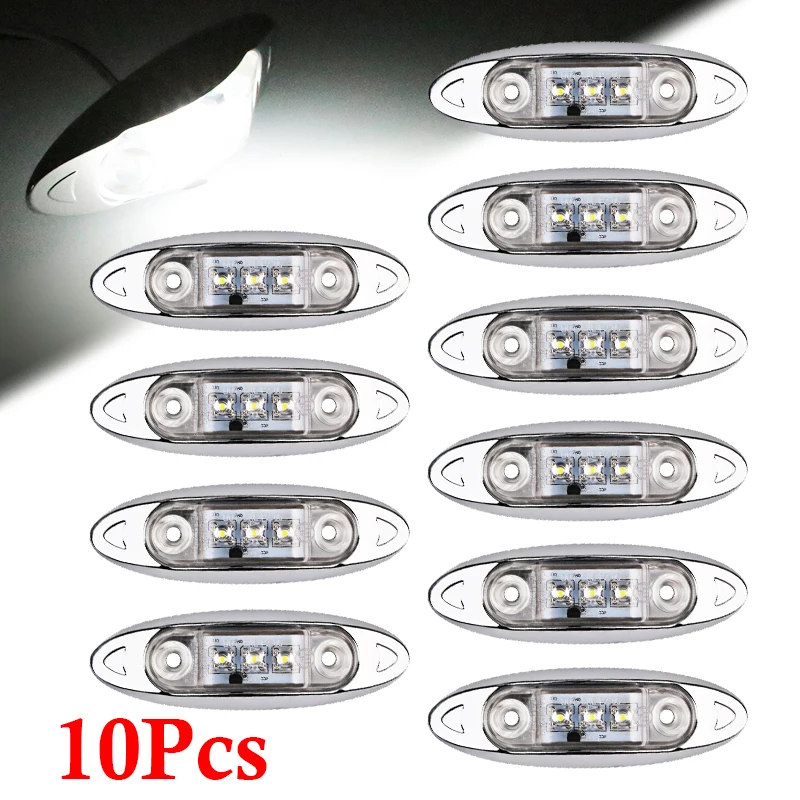 

Set Side Marker Lights Luminous Parts Replacement Waterproof Accessories