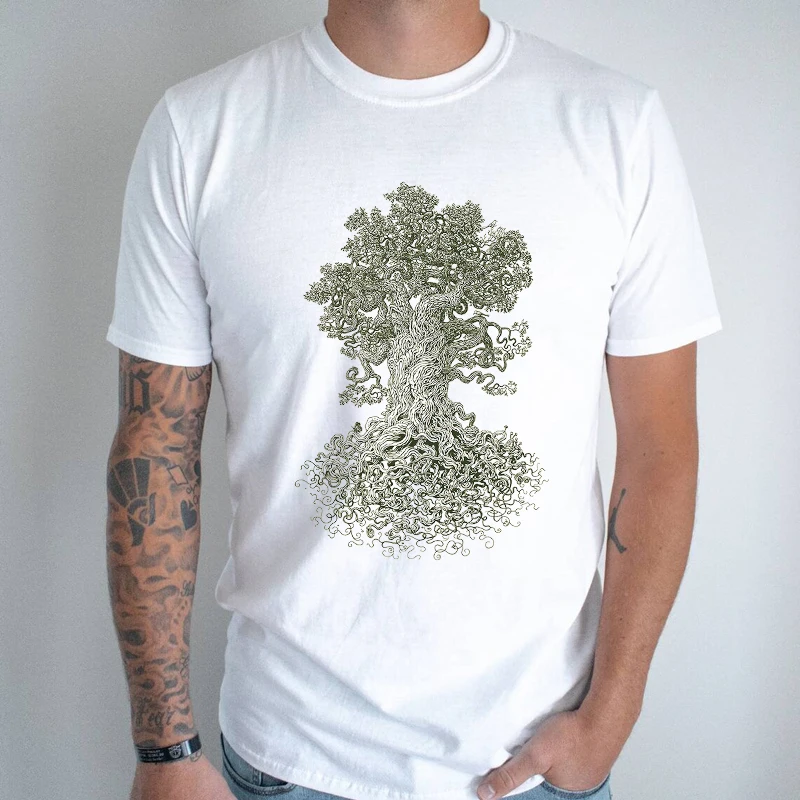 

2022 New Women T-Shirts Summer Tree Monster Print Tops Tees Female T-shirts Short Sleeve White T-shirts Lady Fashion Casual Tops