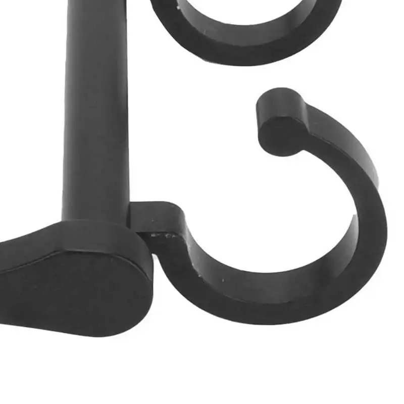 

Movable Rod Holder Towel Rack Matt Black Towel Bar Towel Rod Space Aluminum for Bathroom for Home for Kitchen