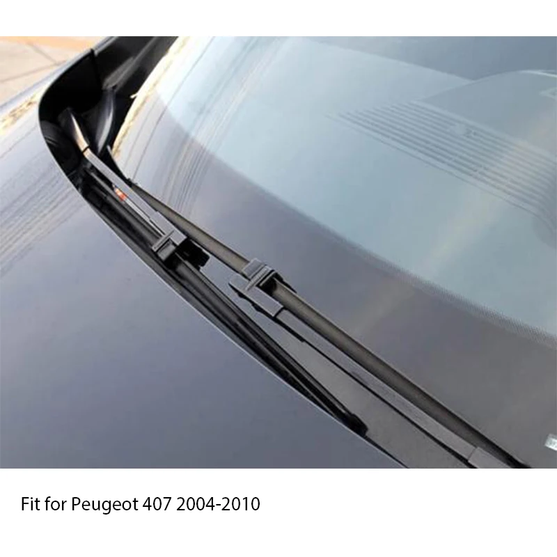 Набор резиновых передних щеток стеклоочистителя для Peugeot 407 2004 2005 2006 2009-08 2010 1