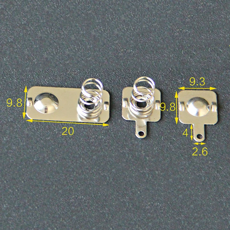 Пружинный контакт аккумулятора ААА пружинный коннектор 50 шт. оптовая продажа |