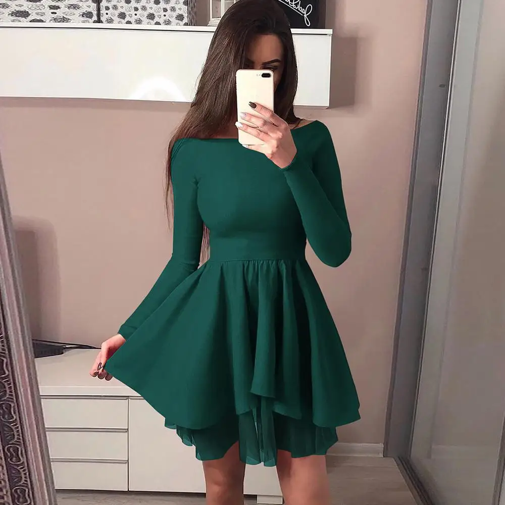 Elegant Sexy Dress for Women Vintage Lace Long Sleeve Bodycon Femme Casual Autumn Dresses Woman Party Night | Женская одежда