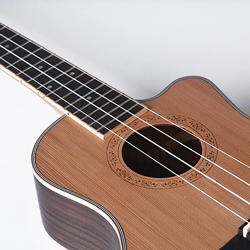 Simger однотонное кедровое укулеле модель 21 дюйм сопрано кутавей гавайская для