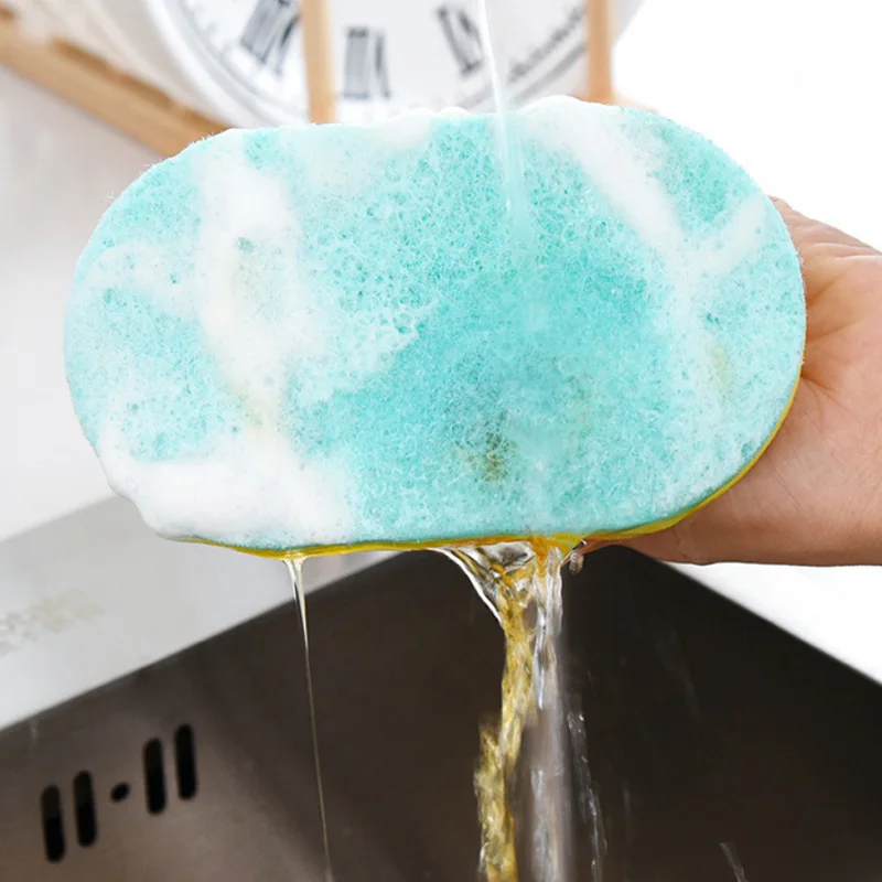 Волшебная губка щетка ручка Чистящая для протирания сильная дезактивация горшок