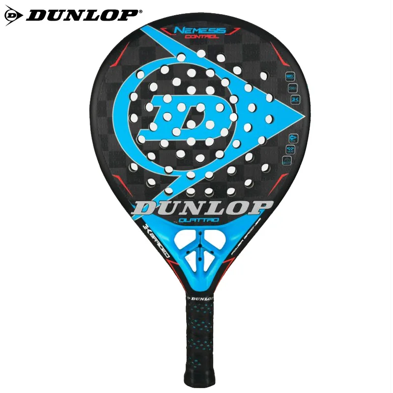 

Мужская теннисная ракетка Dunlop из углеродного волокна EVA Face, Пляжная Теннисная ракетка, ракетка для ракетки, ракетка для тенниса с крышкой