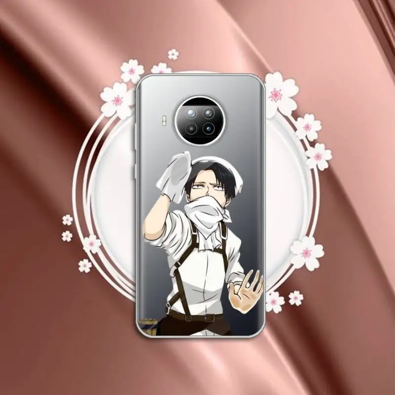 

Attack On Titan amime Phone Case Transparent for Xiaomi mi Redmi note 10 t 8 9 pro lite 11 Samsung S 8 9 10 20