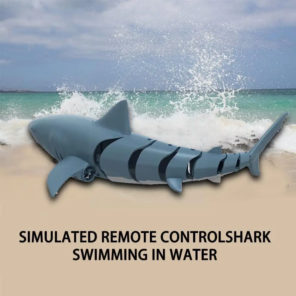 

Забавная радиоуправляемая игрушка-Акула с дистанционным управлением, игрушки-роботы для ванной, бассейна, электрические игрушки для детей,...