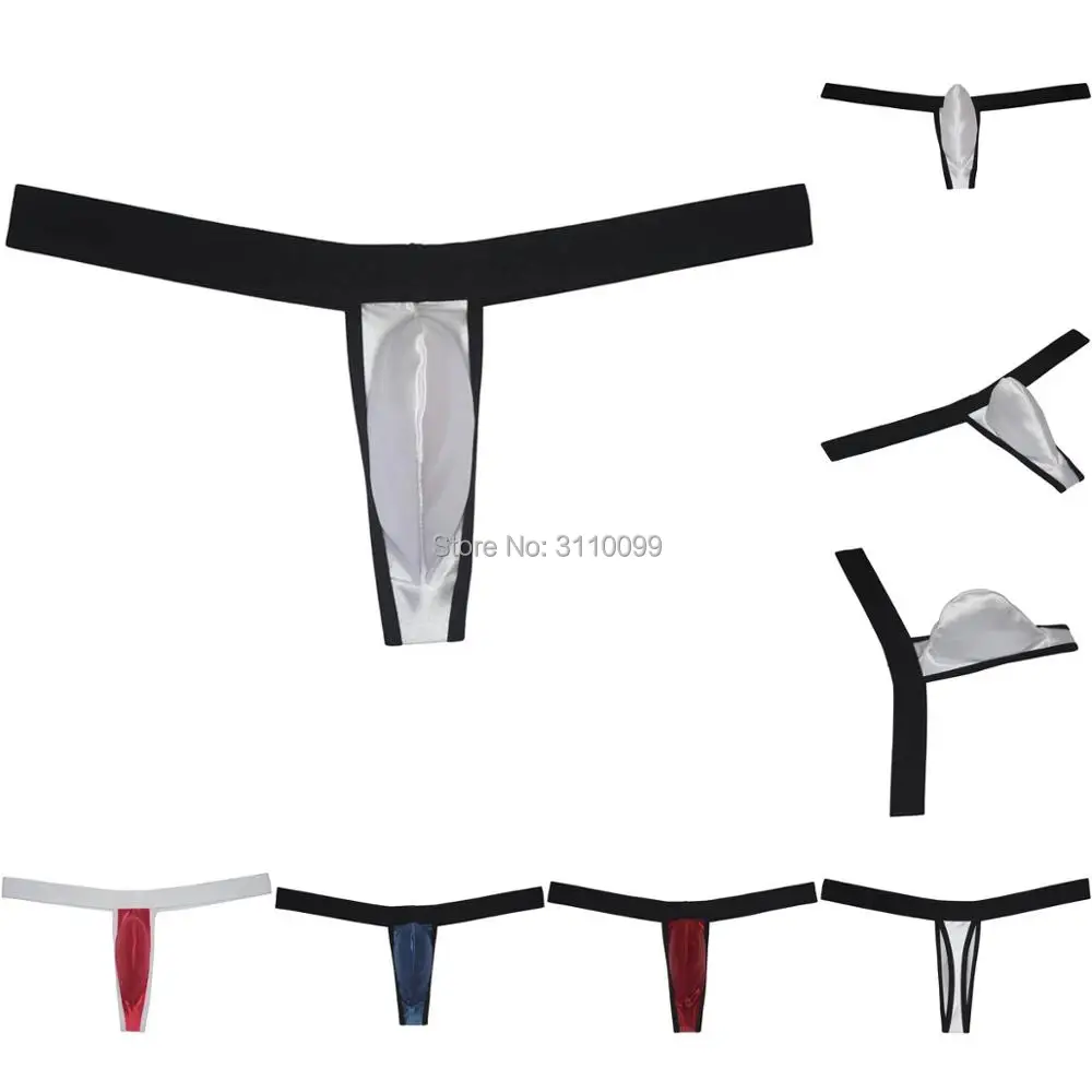 Мужская контурная сумка стринги с широким поясом блестящее бикини шорты бандаж| |