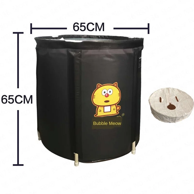 

Inflatable Household Body Bath Barrel Adult Thick Folding Bath Barrel Adult Bath Barrel Detachable Insulation Bathtub