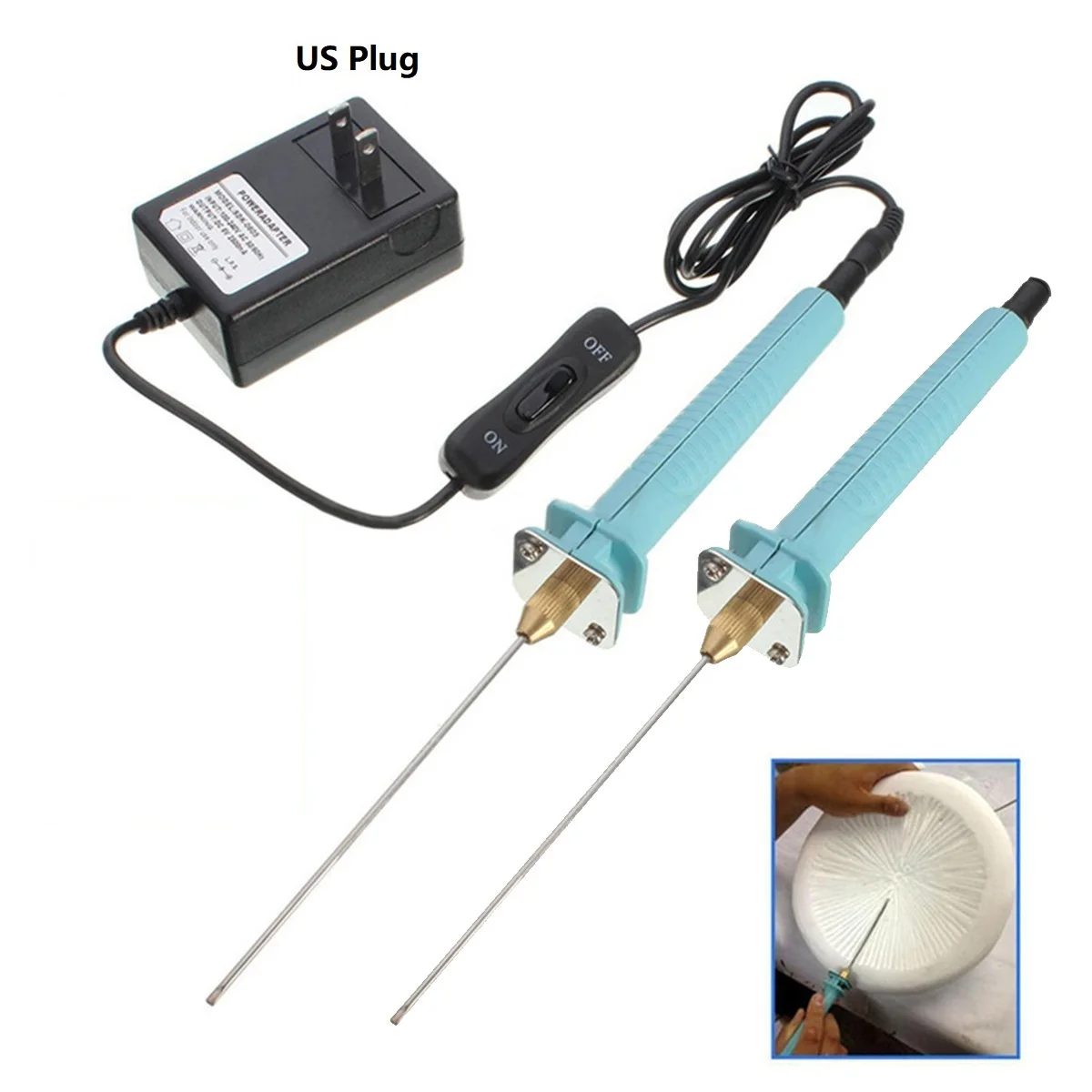 Электрическая фреза из пенопласта США 15 Вт 2 шт./компл. резак для ручки горячий