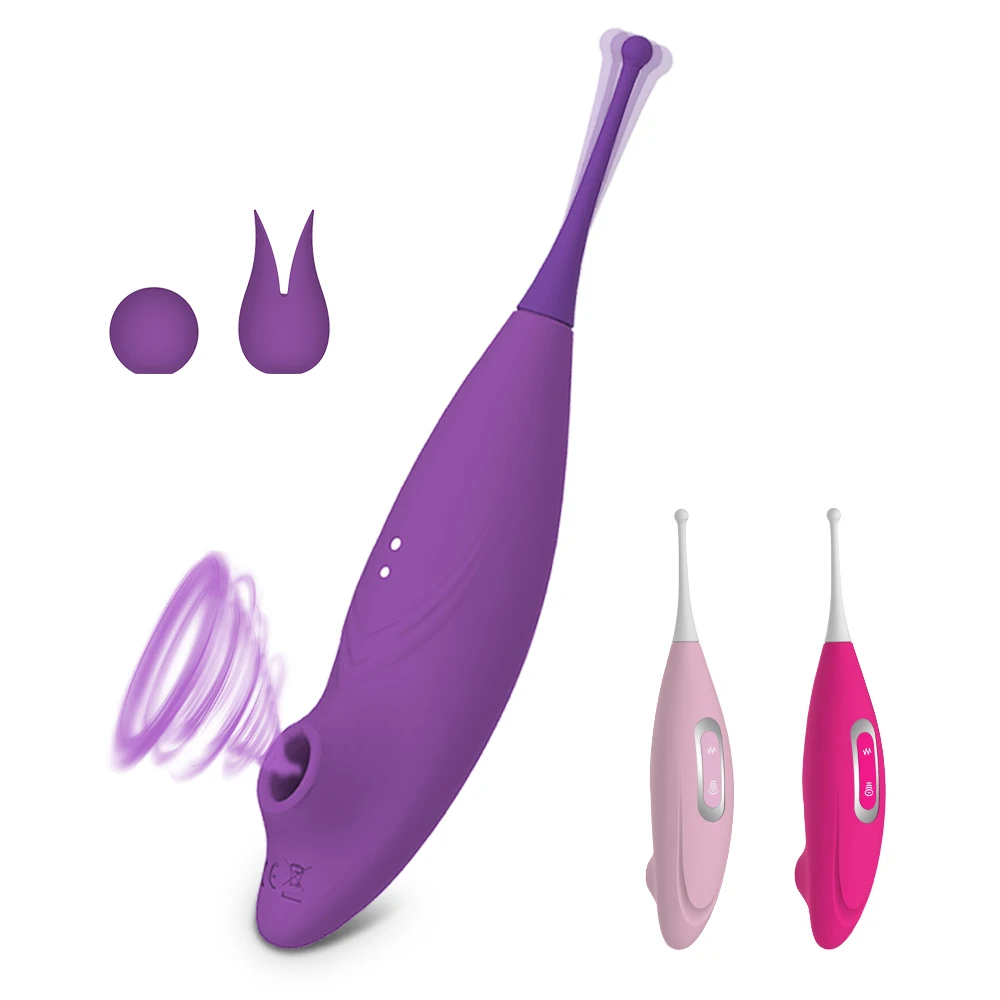 Мощный вагинальный вибратор на присоске для орального секса стимулятор секс