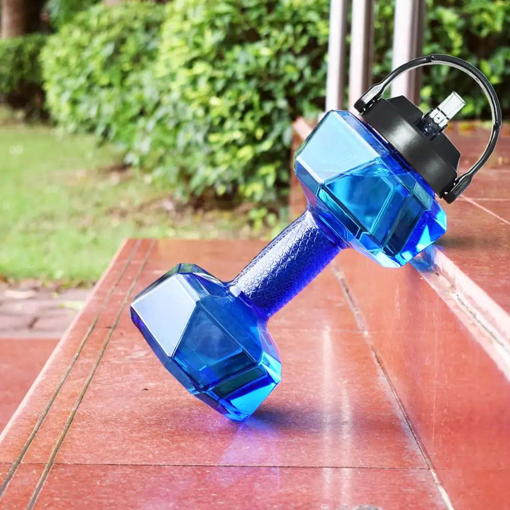 Quifit л бутылка для холодной воды гантелей без бисфенола А портативный креативный