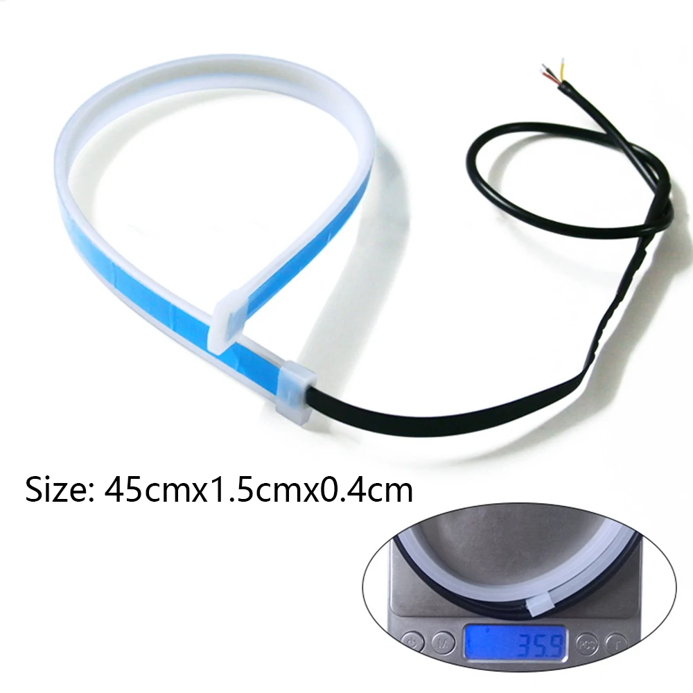 CARCTR Автомобильный светодиодный светильник дневного света направляющие полосы