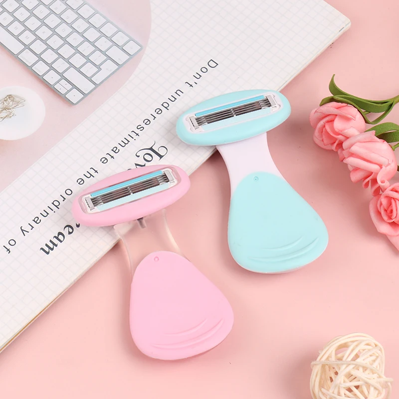 4-слойная безопасная бритва Женская удаление волос на всем теле для лица с чехлом