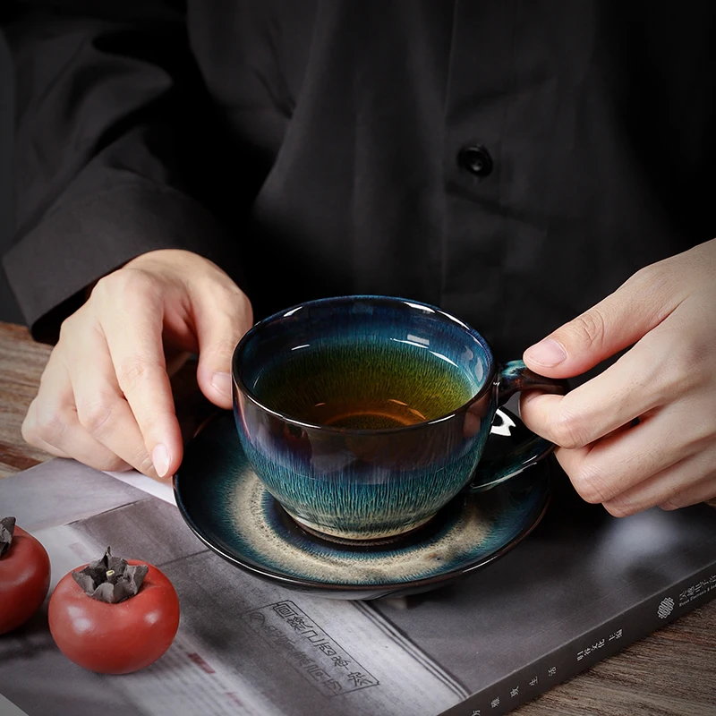 Европейский благородный костяной фарфор кофейная чашка блюдце ложка набор