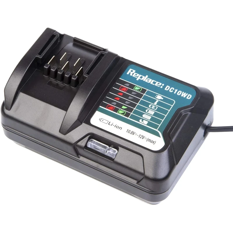 DC10WD Lithium Battery Charger for MAKITA 10.8V 12V BL1015 BL1016 BL1021B BL1041B FD05 DT03 RJ03Z SH02Z DC10SB | Электроника