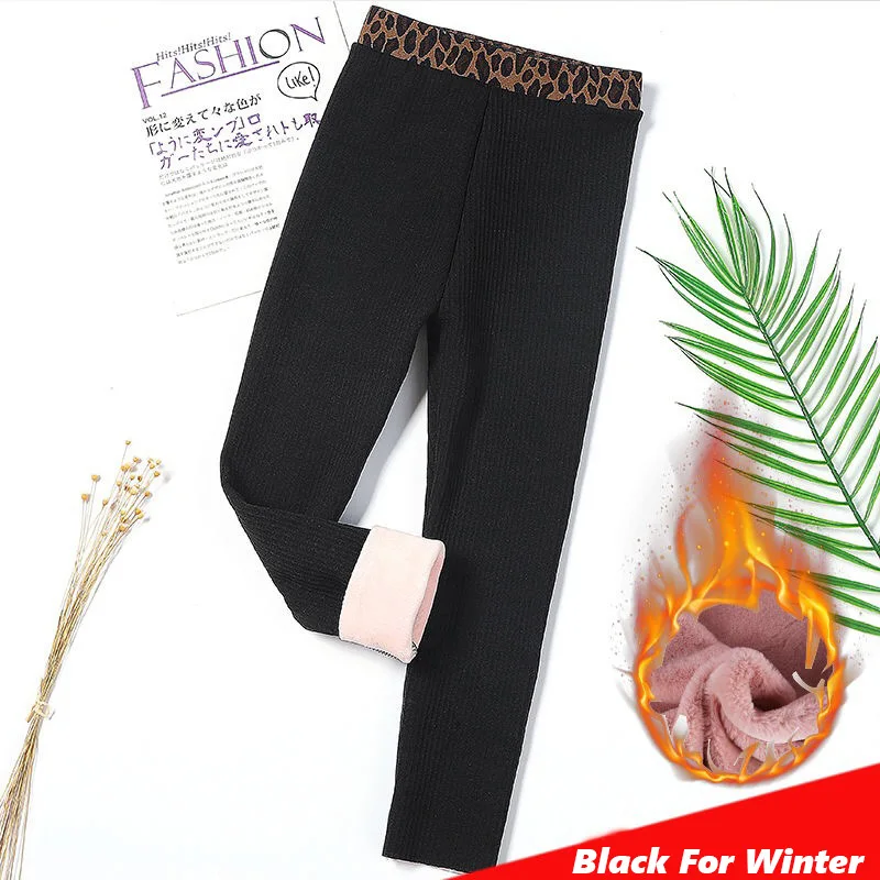 Black For Winter 2 Liakhouskaya/леггинсы для девочек; Новинка года; зимние детские бархатные утепленные брюки; длинные брюки для детей; узкие брюки-карандаш для малышей - Цвет: Black For Winter 2