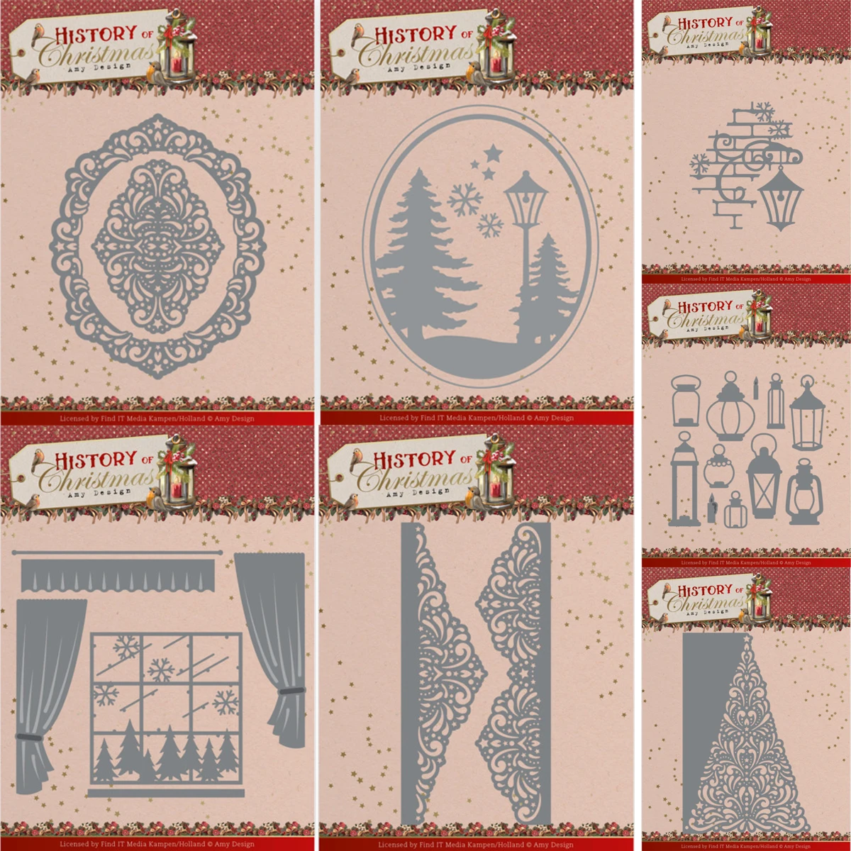 

Mmao Crafts Metal Steel Cutting Dies History of christmas Stencil For DIY Scrapbooking Paper/photo Cards Embossing Dies