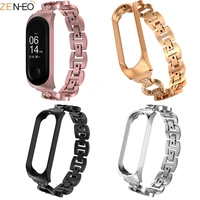stainless steel womens rhinestone bracelet for xiaomi mi band 3 4 watches band replacement %d1%80%d0%b5%d0%bc%d0%b5%d1%88%d0%be%d0%ba %d0%bd%d0%b0 mi band 4 3 wristband