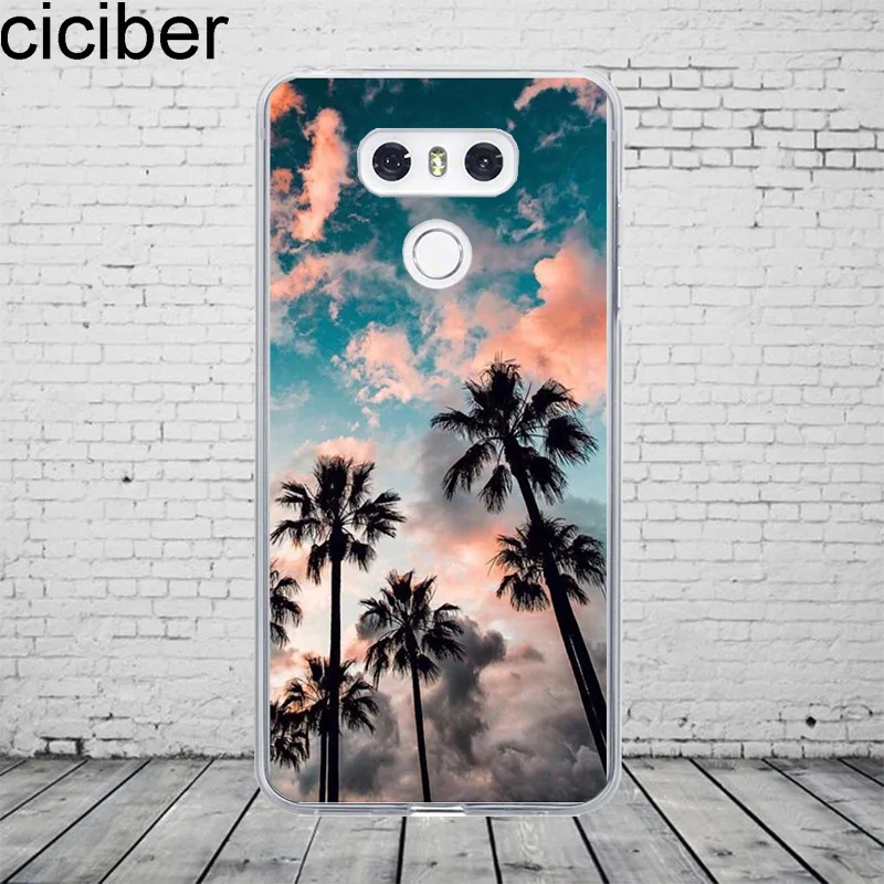Гавайская Алоха Ciciber для LG G7 G6 G5 G4 V40 V35 V30 V20 чехол телефона ThinQ Силиконовый ТПУ K8 K10 K4