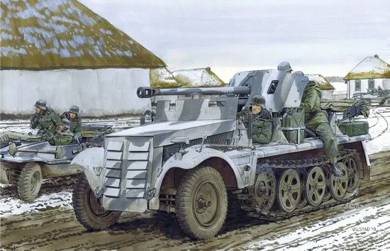 Дракон 1/35 6719 5 см Пак 38(Sf) auf Zugkraftwagen 1t